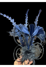 HM Smallwares Blue Flyaway Fascinator