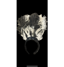 Forum Novelties Inc. Black and White Masquerade Ball Headband