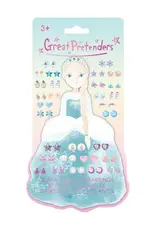 Great Pretenders Frosty Sisters Stick On Earrings