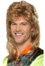 Rubies Costume Mullet Wig - Brown