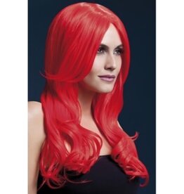 Rubies Costume Fever Khloe Wig - Neon Red