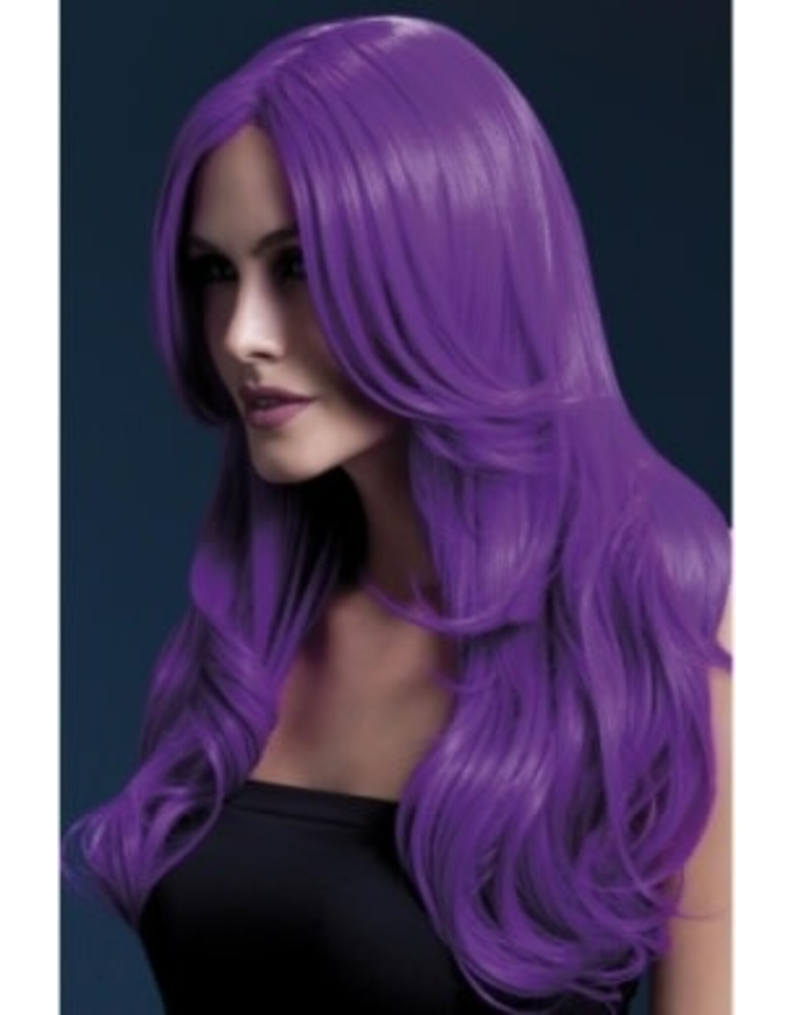 Rubies Costume Fever Khloe Wig - Neon Purple