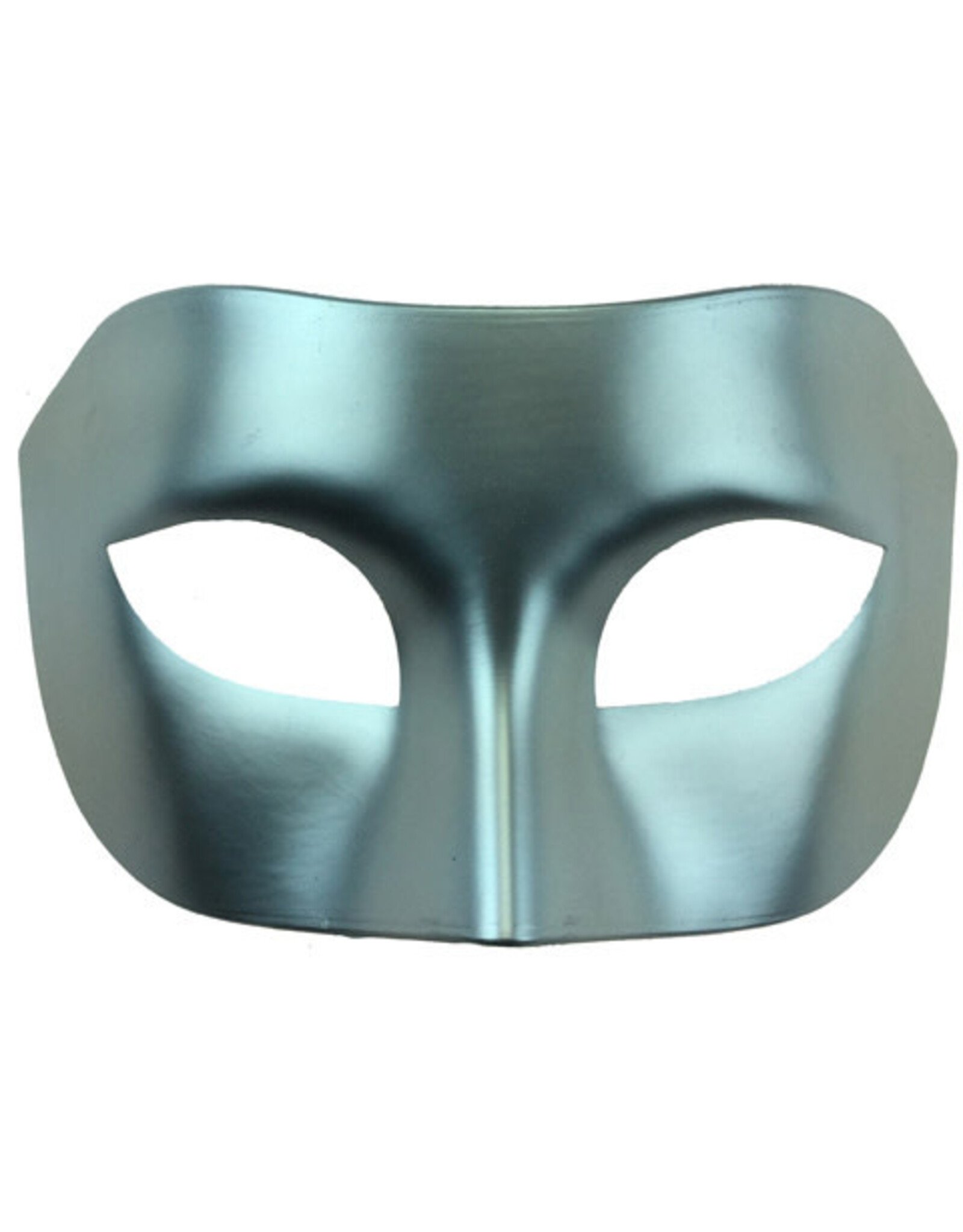 KBW Venetian Plastic Mask - Silver