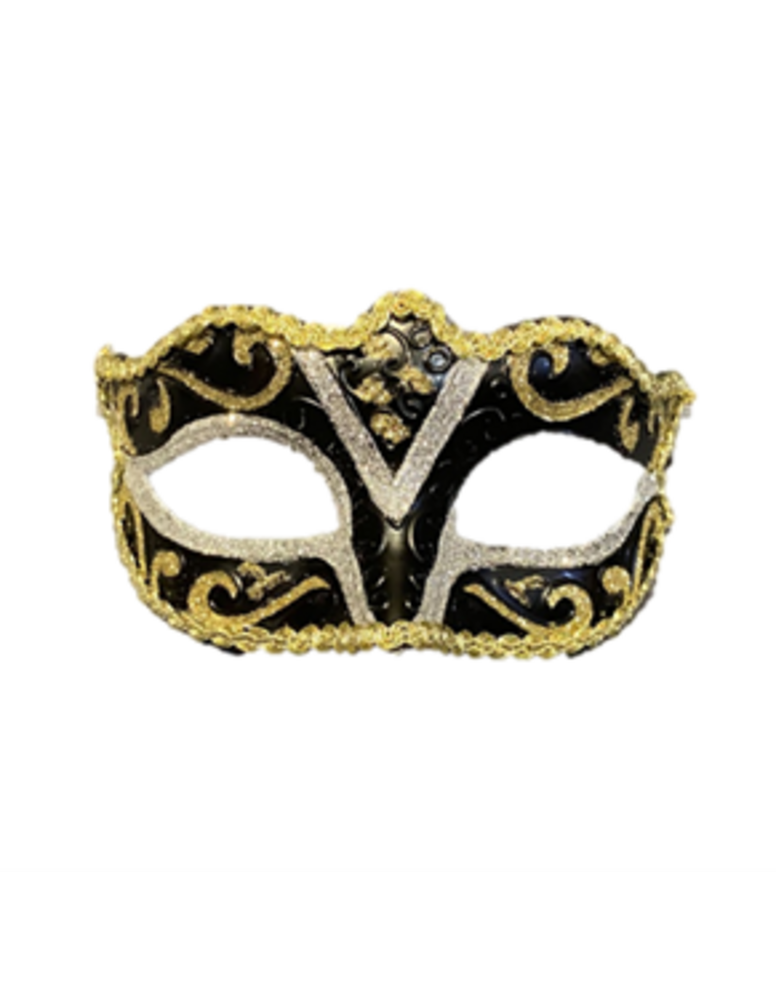 Forum Novelties Inc. Mask with Gold Trim