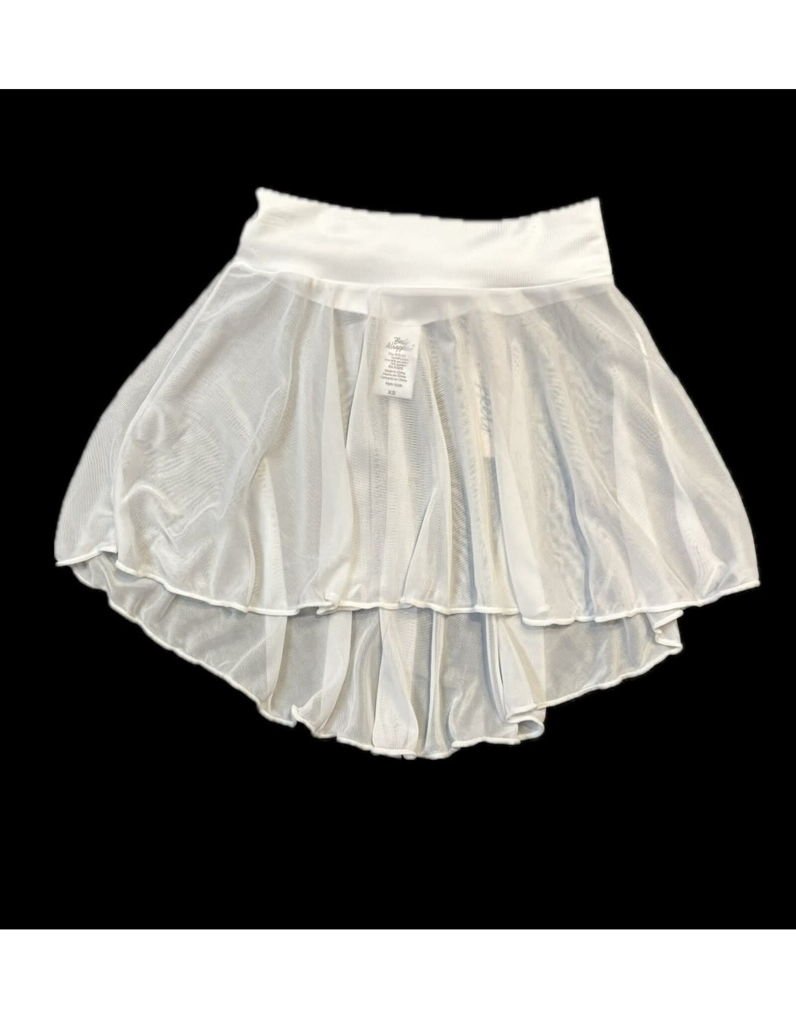 Body Wrappers Pull-On Children's Dance Skirt - White