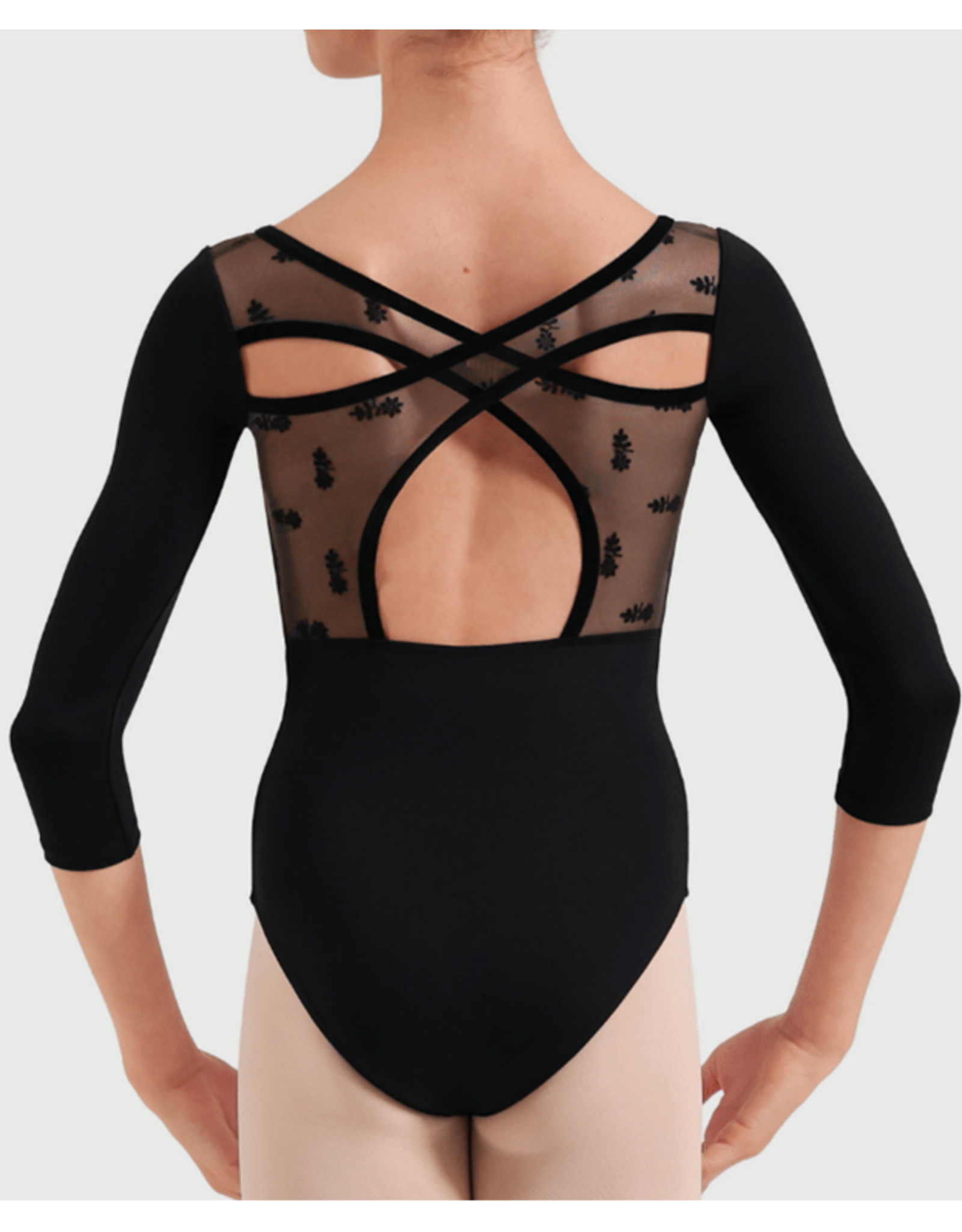 Bloch Children's Avery Leotard Black 8-10