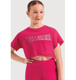 Mirella Children's Ballerina T-Shirt Hot Pink 6