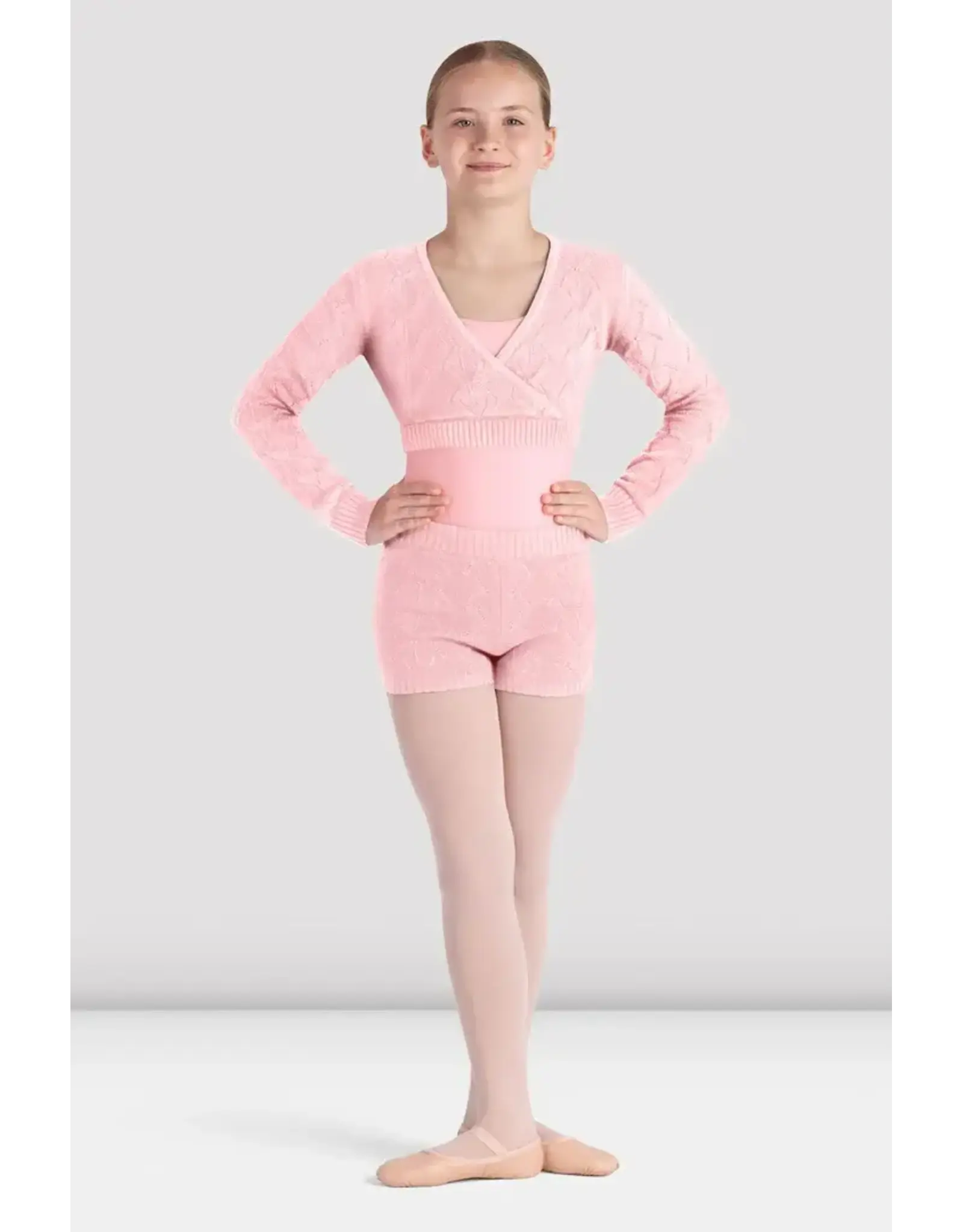 Bloch Emily Long Sleeve Knit Wrap Sweater - Child Small