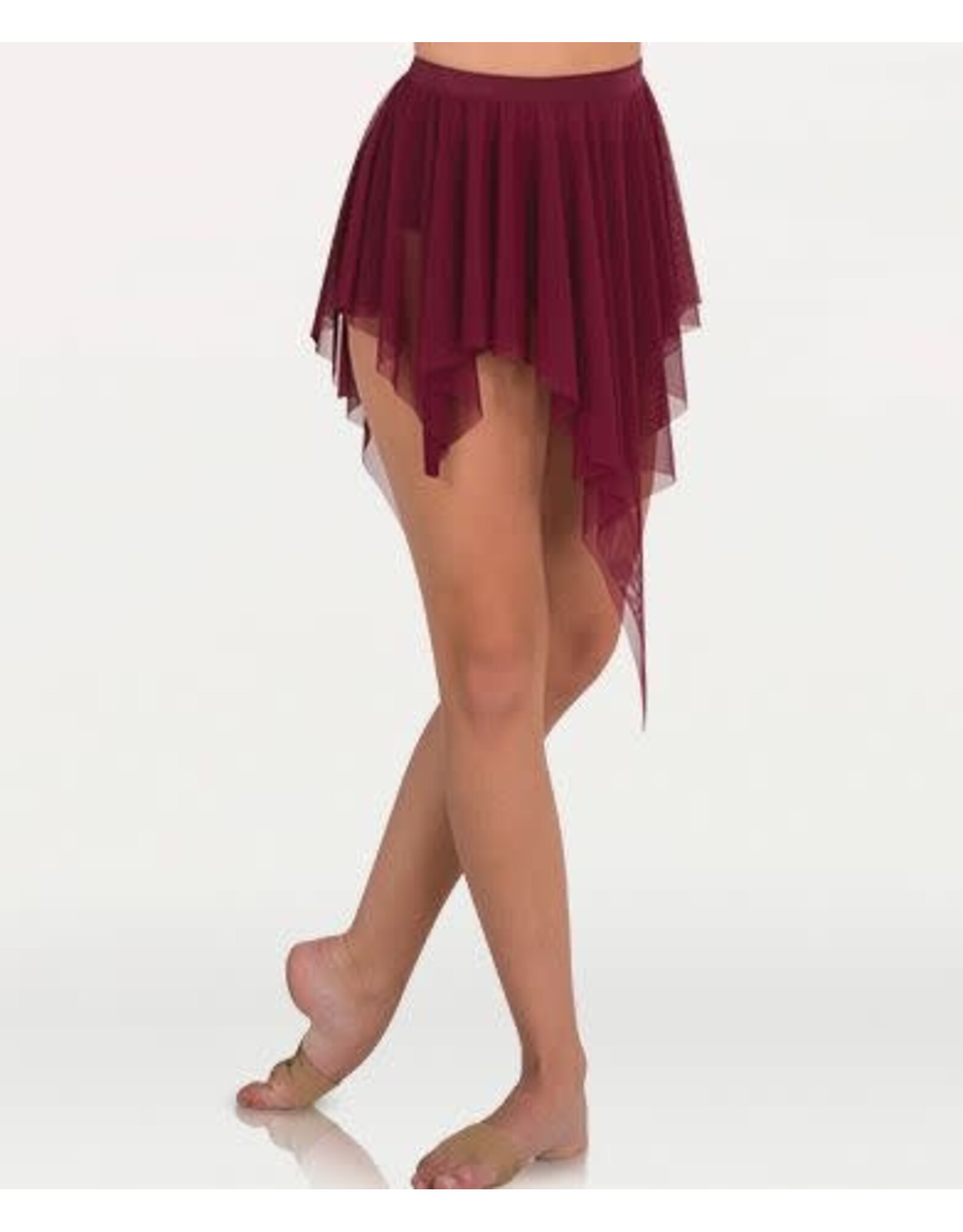 Body Wrappers Children's Convertible Power Mesh Skirt - BUR