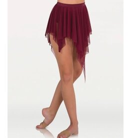 Body Wrappers Children's Convertible Power Mesh Skirt - BUR