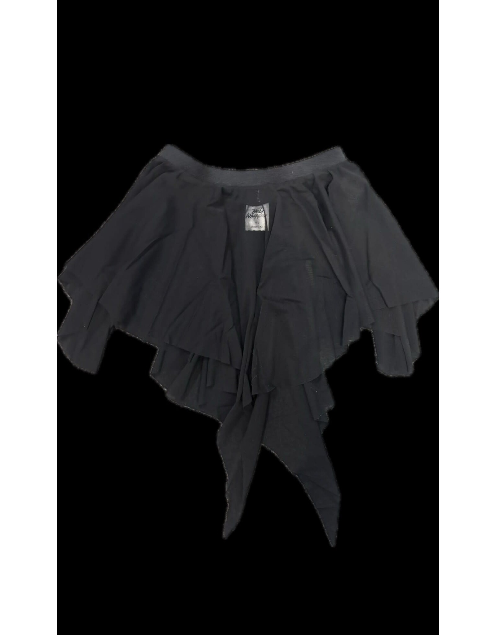 Body Wrappers Convertible Power Mesh Skirt - Black M/L