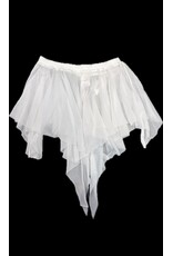 Body Wrappers Children's Convertible Power Mesh Skirt - White