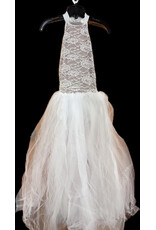 Body Wrappers *Disc* Backless Tutu Dress - White Large