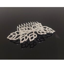 fH2 Rhinestone Hair Comb 4" X 2.5"