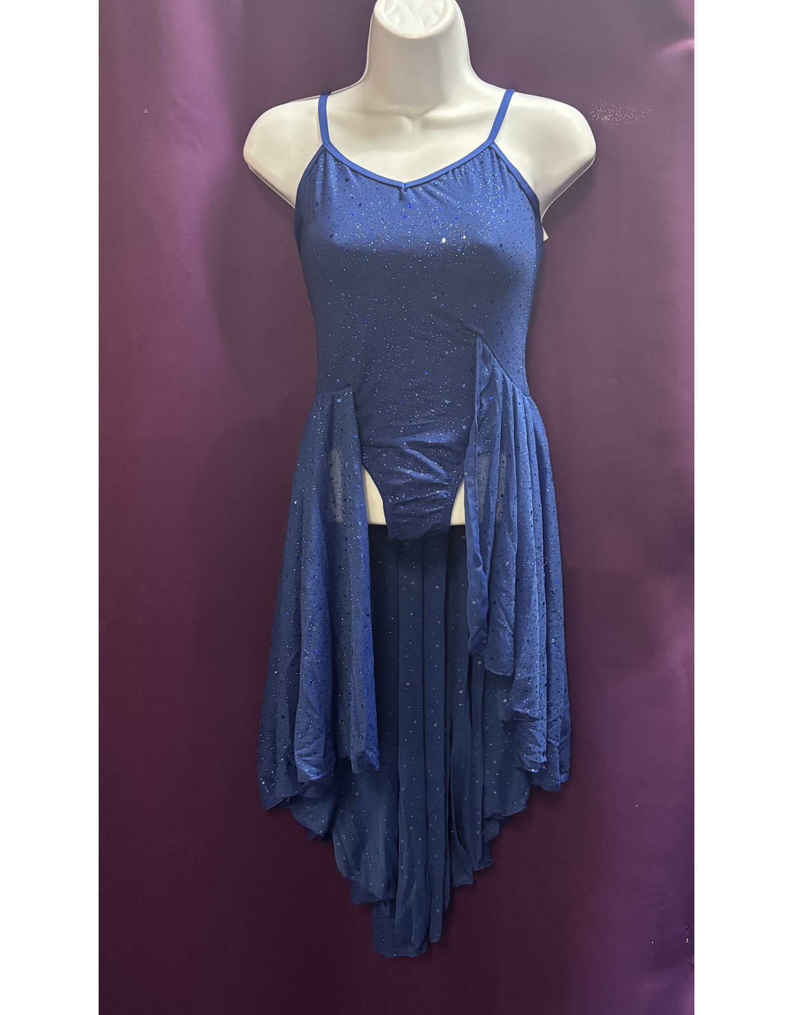 Body Wrappers Children's V-Front Camisole Dance Dress - 12-14