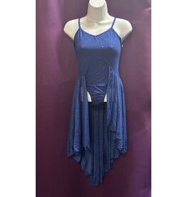 Body Wrappers Children's V-Front Camisole Dance Dress - 12-14