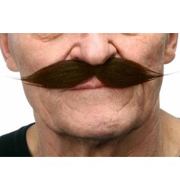 European Moustaches Moustache 19cm X 3cm Dark Brown
