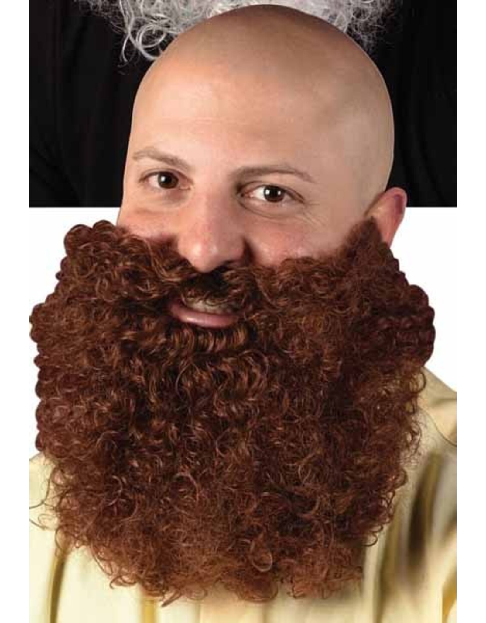 Fun World Big & Curly Beard - Brown