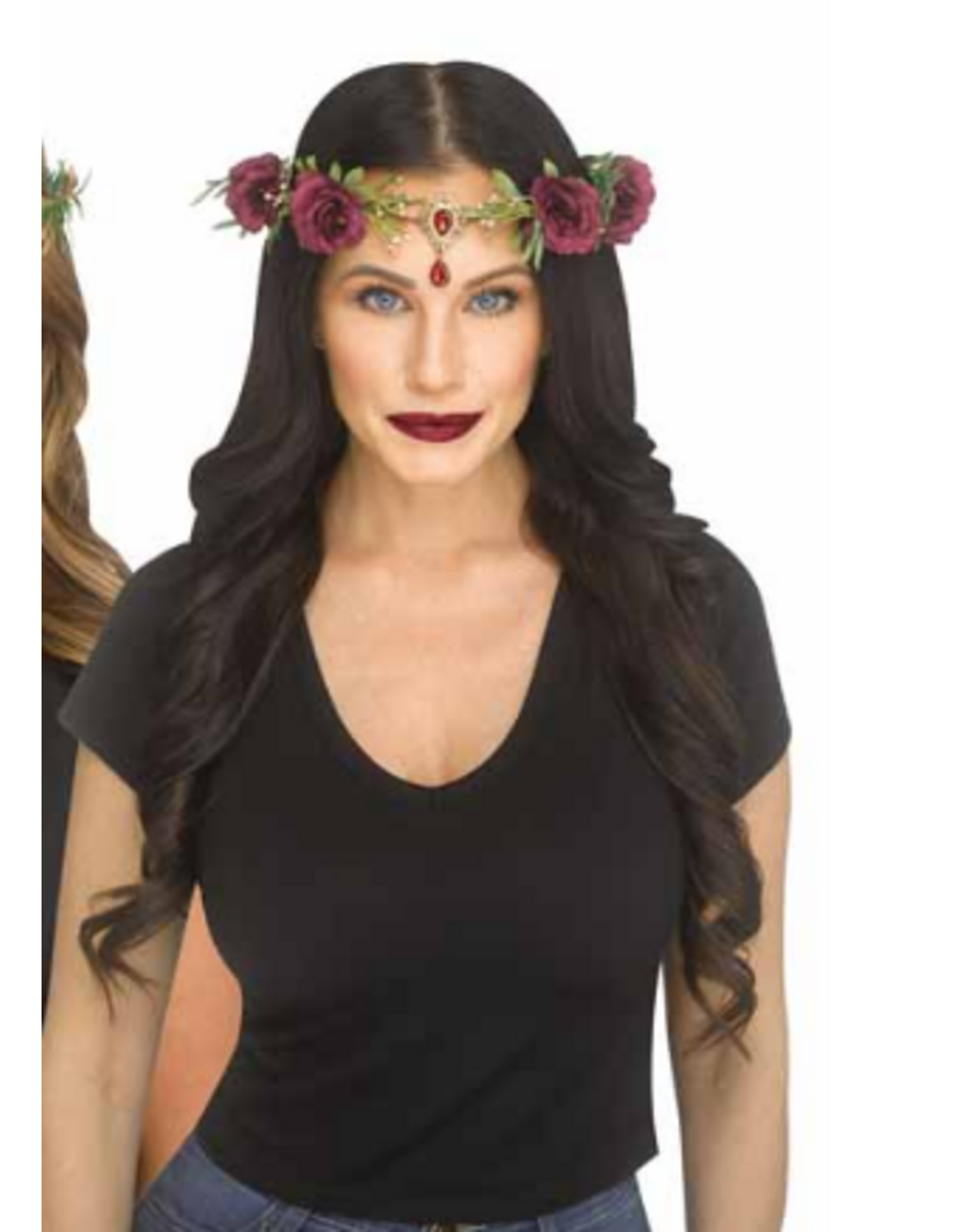 Fun World Royal Fairy Headband - Burgundy