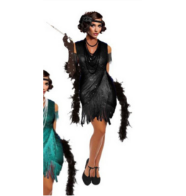 Fun World Gatsby Girl - Black Large