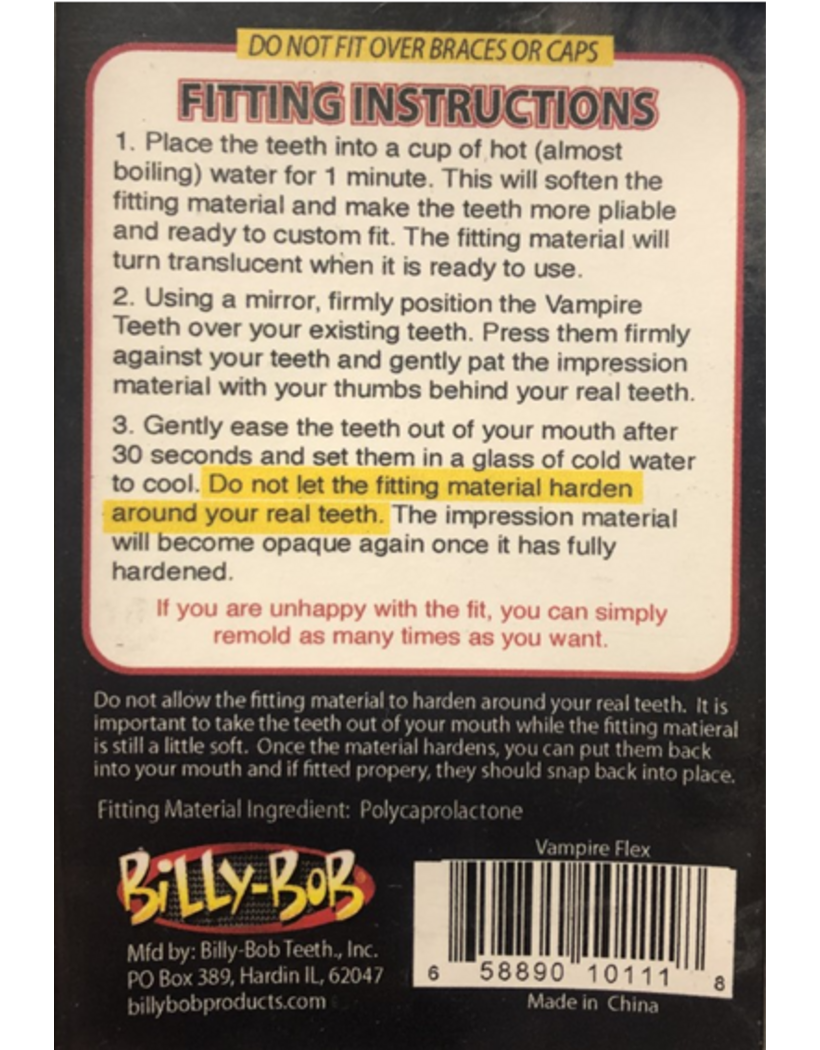 Billy-Bob Products Billy-Bob Teeth Vampire