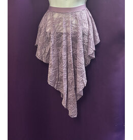 Body Wrappers Children's Convertible Lace Skirt - Mauve