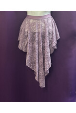 Body Wrappers Children's Convertible Lace Skirt - Mauve