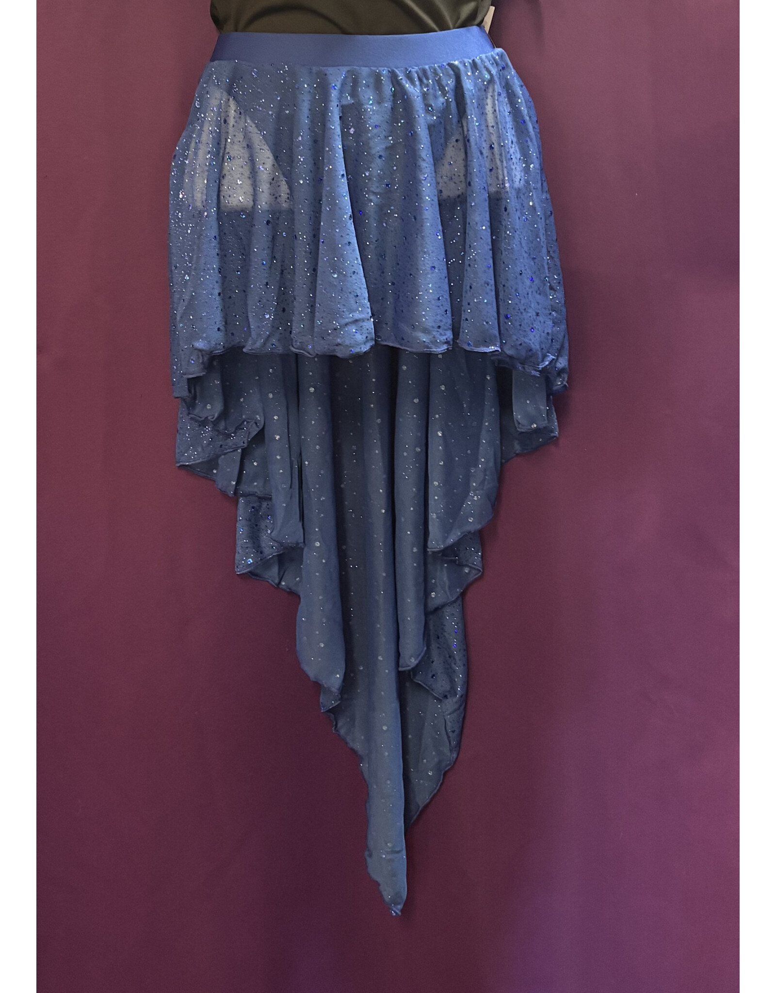 Body Wrappers Children's Twinkle Skirt Royal Blue M-L