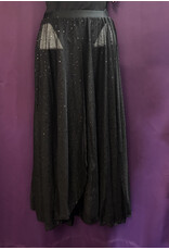 Body Wrappers Children's Twinkle Dance Skirt Black 12-14