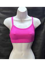 Body Wrappers Camisole V Back Bra - Hot Pink