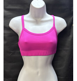 Body Wrappers Camisole V Back Bra - Hot Pink