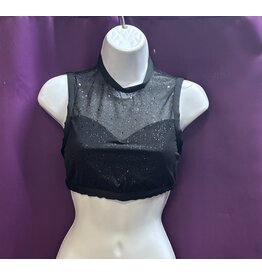 Body Wrappers Twinkle Crop Top - Medium