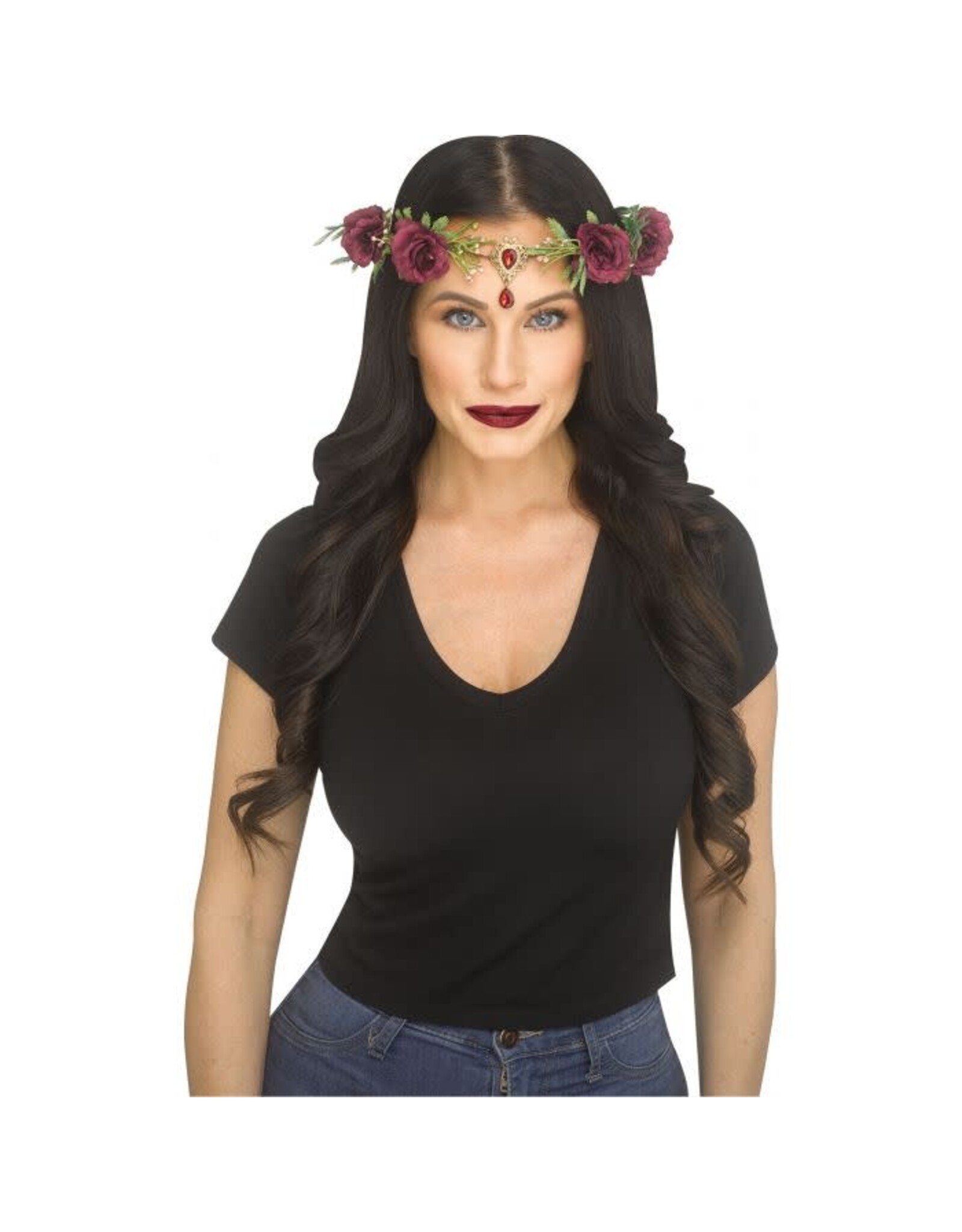 Fun World Royal Fairy Headband - Burgundy