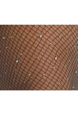 Fun World Rhinestone Fishnets - Black
