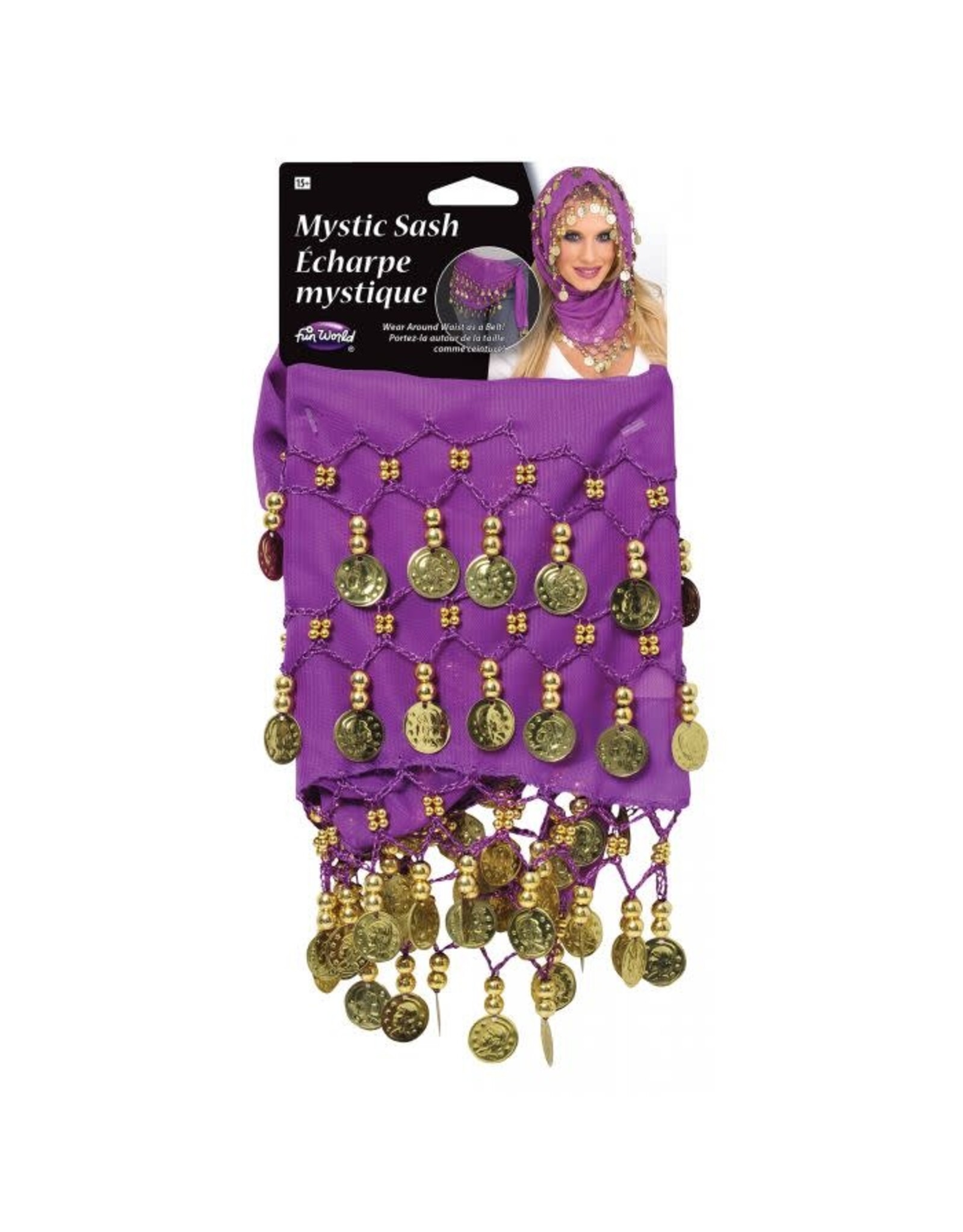 Fun World Mystic Sash Purple