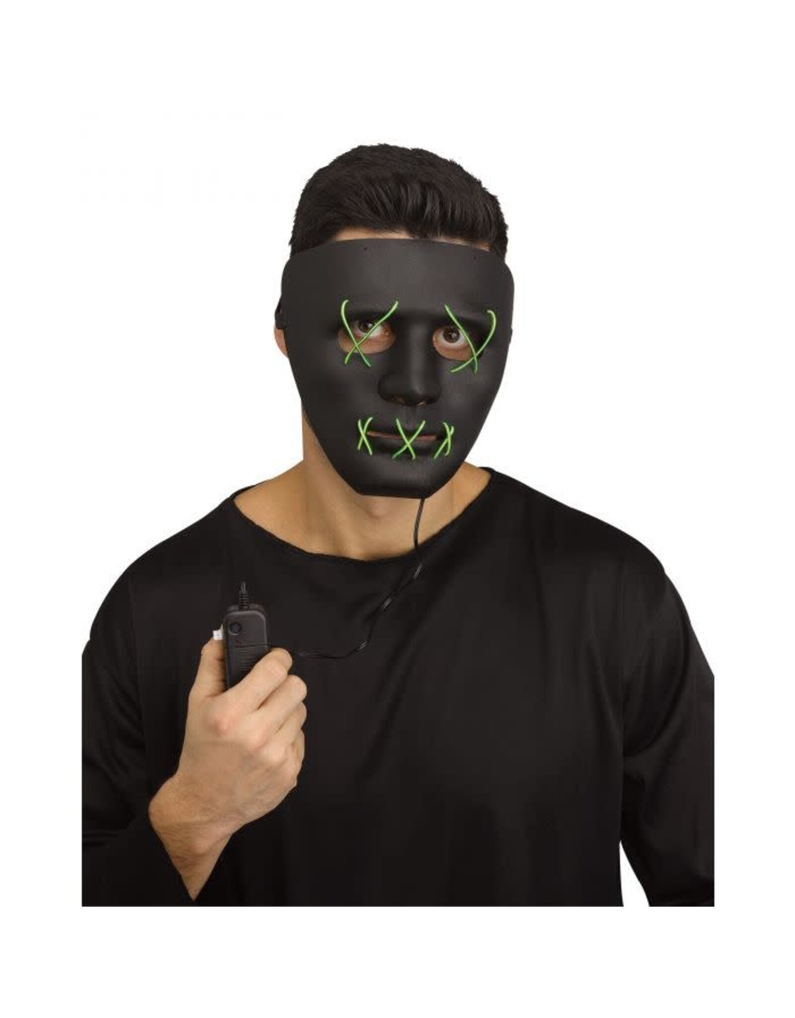 Fun World E.L. Illumo Mask Green