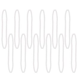 Beistle Beads - White