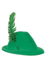 Beistle Green Velour Alpine Hat