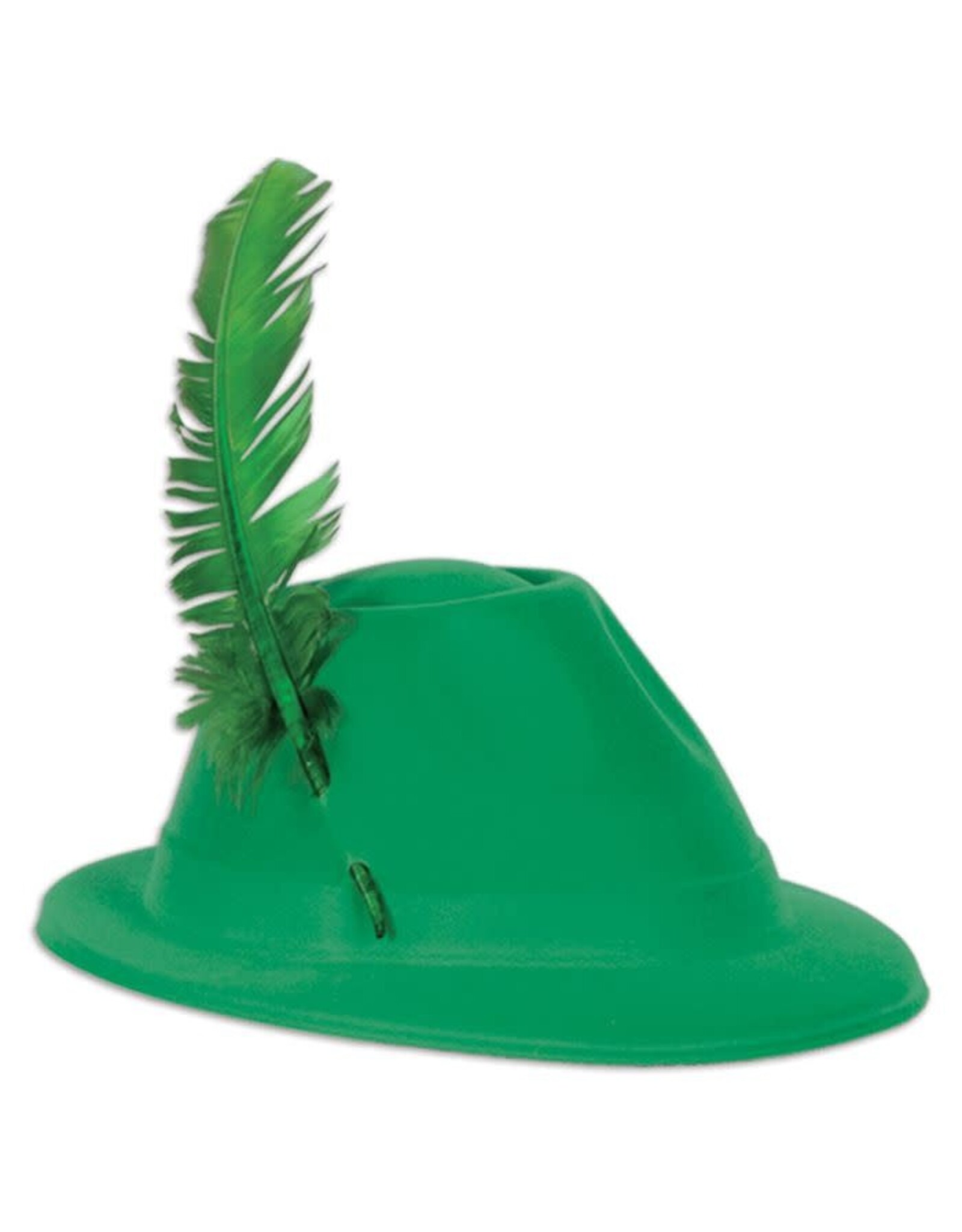Beistle Green Velour Alpine Hat