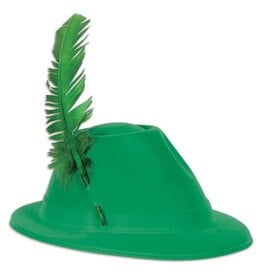 Beistle Green Velour Alpine Hat