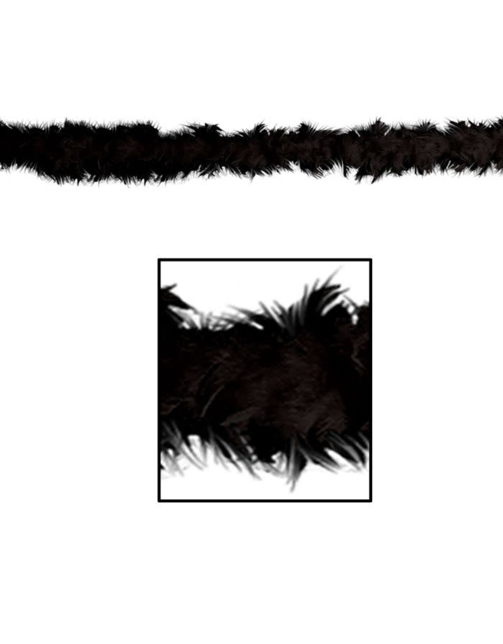 Beistle 6' Black Boa