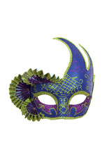 SKS Novelty Mardi Gras Mask with Music Notes
