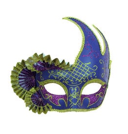 SKS Novelty Mardi Gras Mask with Music Notes