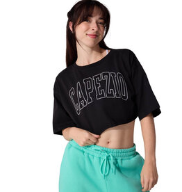 Capezio Jet Setter Campus Box Tee - Black