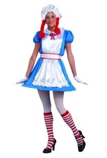 Forum Novelties Inc. Red and White Striped Socks