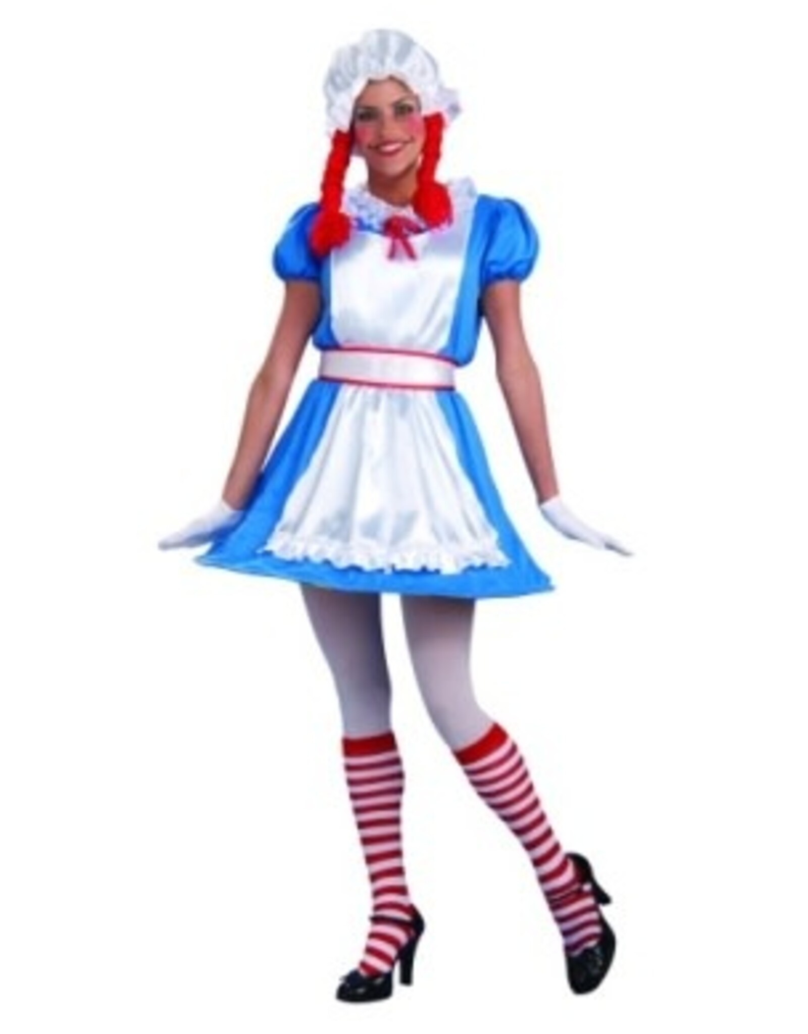 Forum Novelties Inc. Red and White Striped Socks