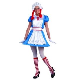 Forum Novelties Inc. Red and White Striped Socks