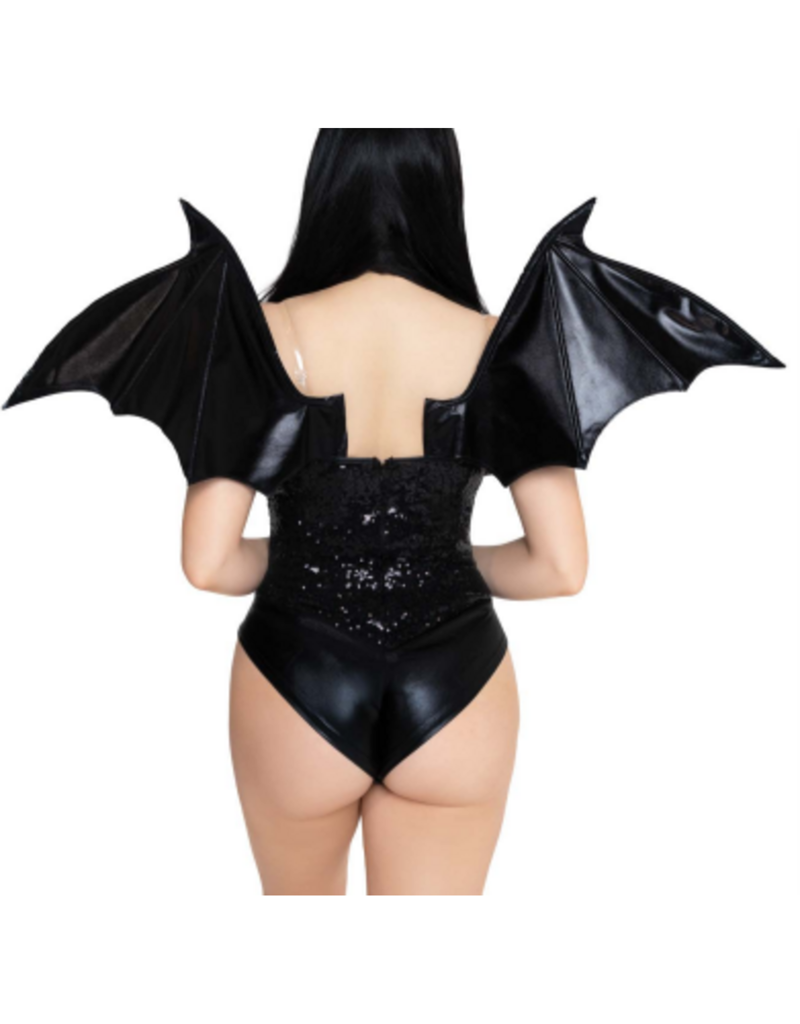 Leg Avenue Wet Look Strapless Bat Wings