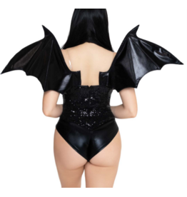 Leg Avenue Wet Look Strapless Bat Wings