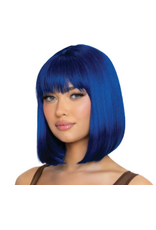 Leg Avenue Angled Bob Wig Blue